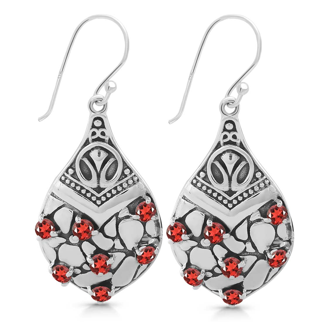 garnet-earring-gar-rde-75