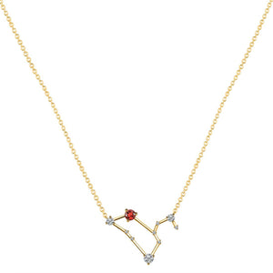 leo-zodiac-star-constellation-garnet-white-topaz-necklace-gar-rdn-493