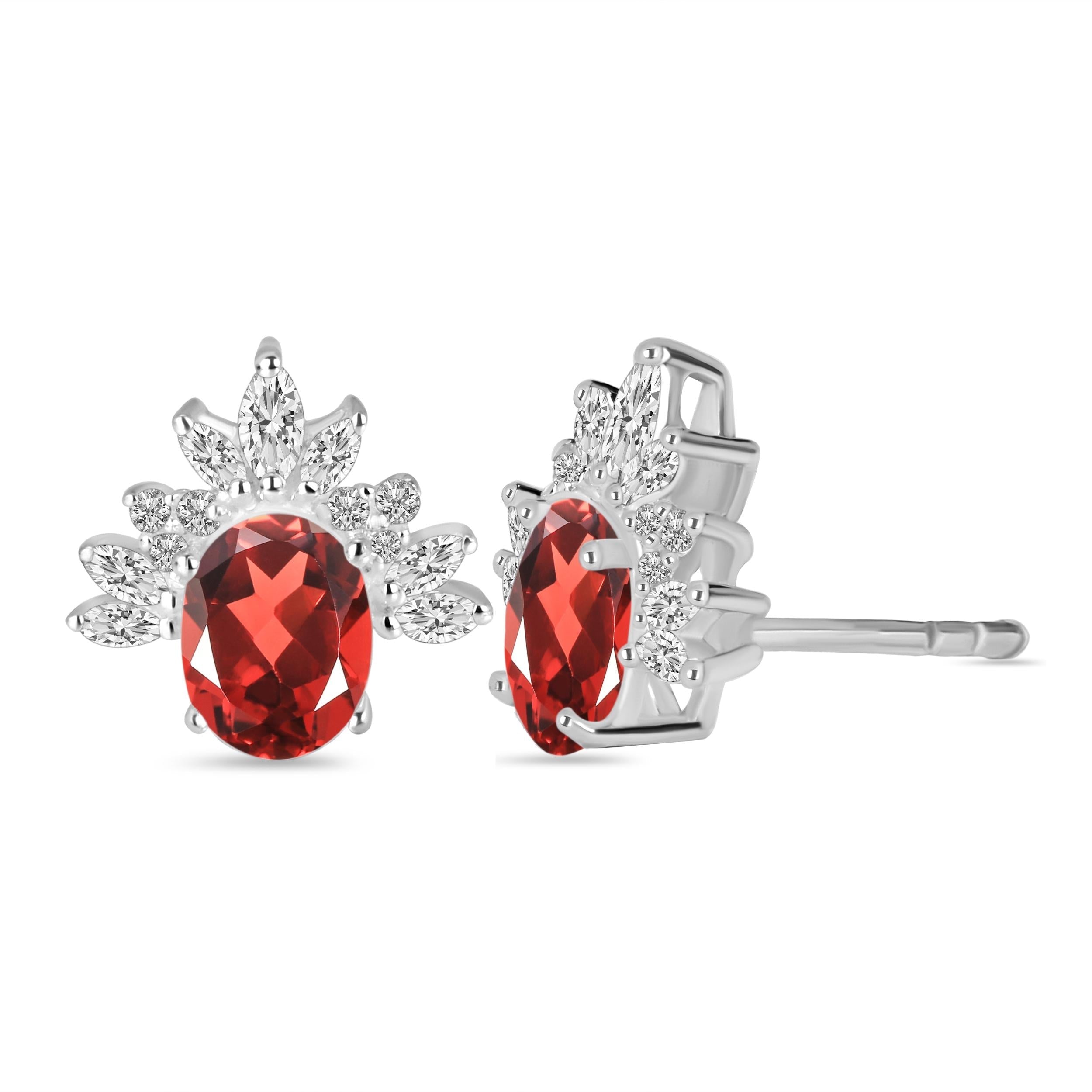 garnet-white-topaz-stud-earring-gar-re-71