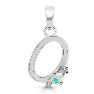 opal-white-topaz-alphabet-o-pendant-opl-rda-15