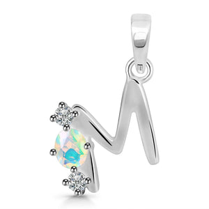 opal-white-topaz-alphabet-m-pendant-opl-rda-65
