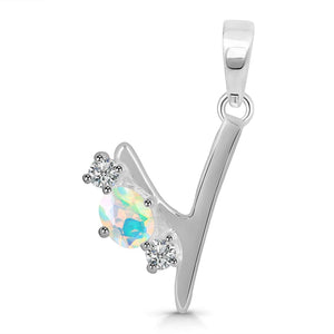 opal-white-topaz-alphabet-y-pendant-opl-rda-77