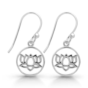 lotus-plain-silver-earring-ps-rde-536