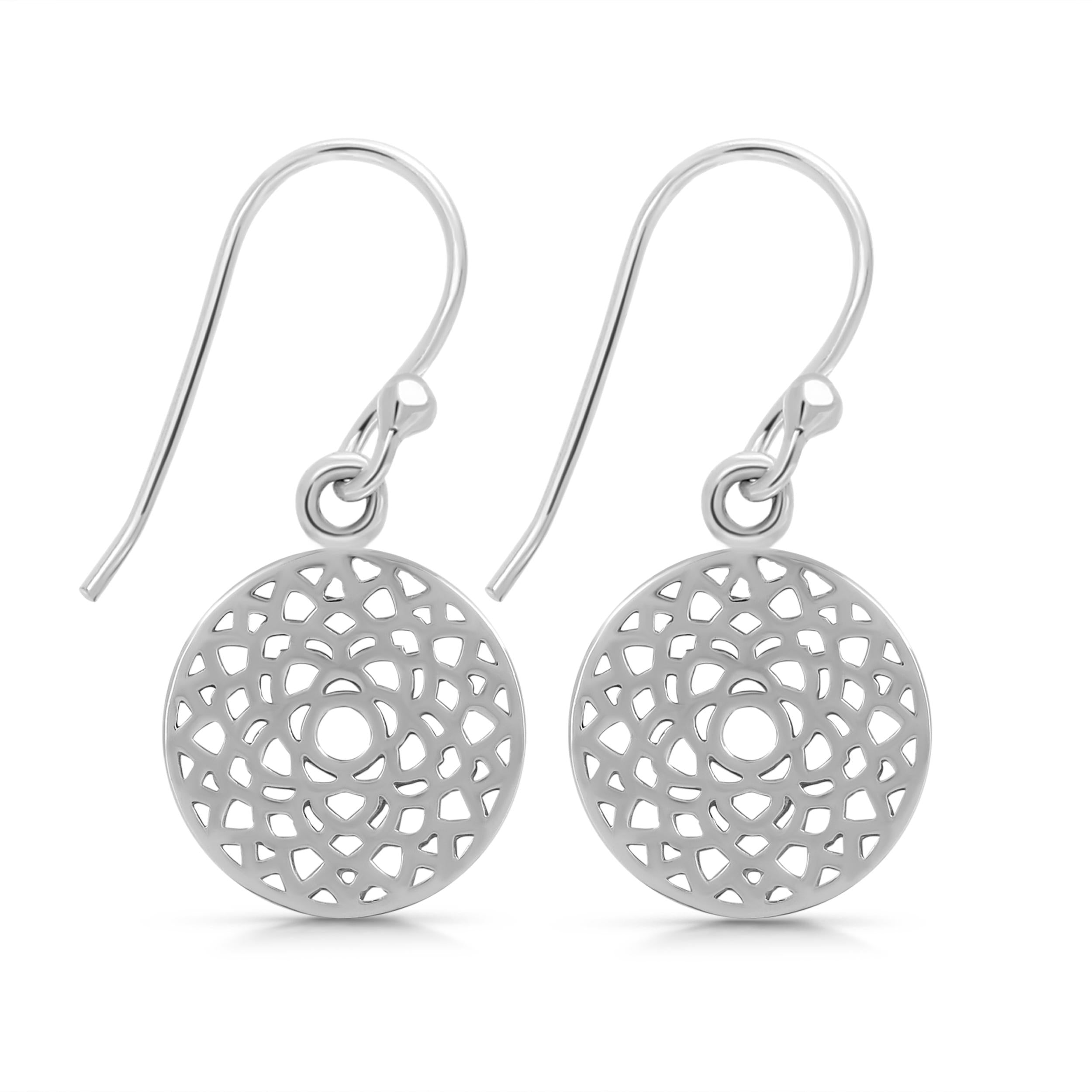 crown-chakra-plain-silver-earring-ps-rde-541