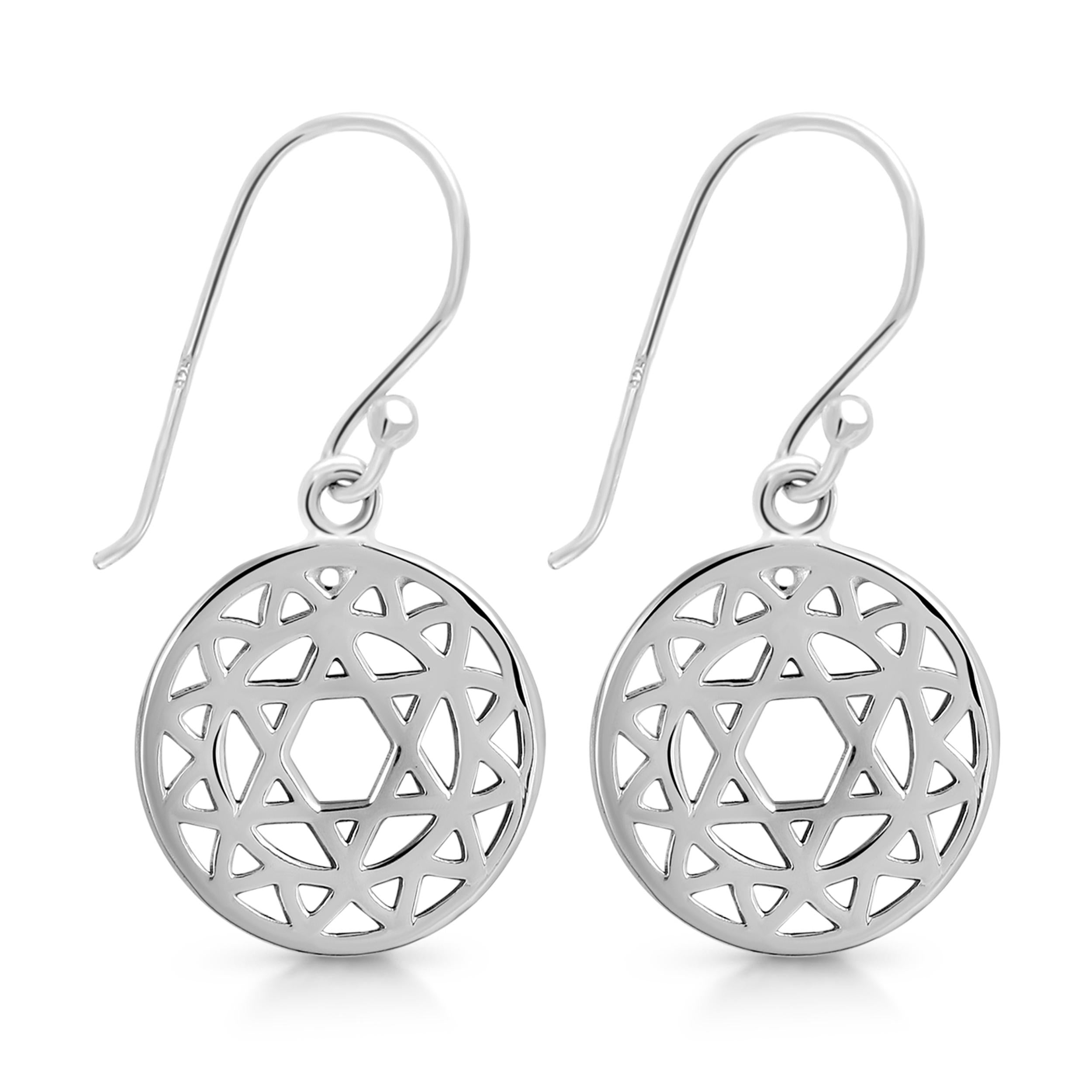 heart-chakra-plain-silver-earring-ps-rde-543