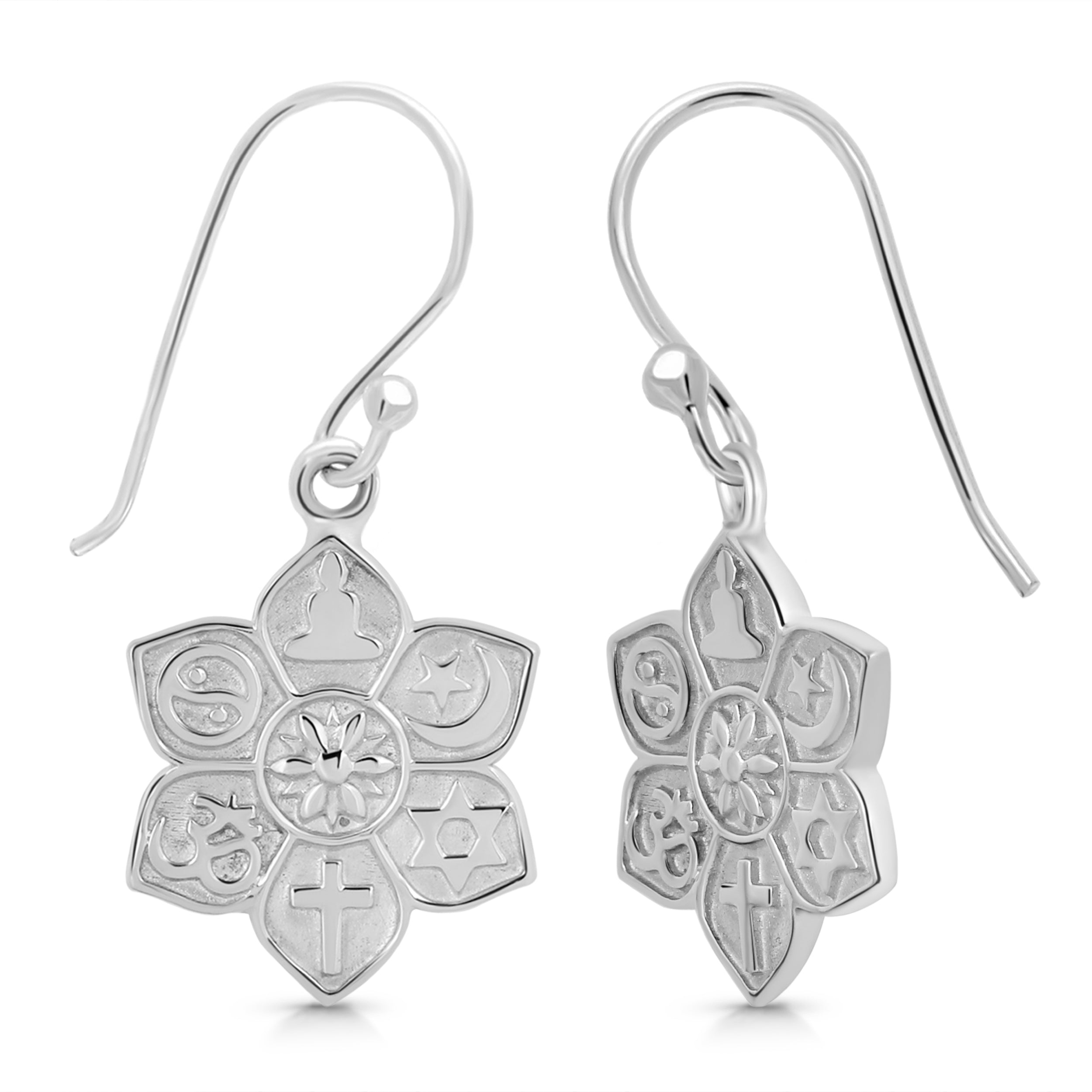 unity-of-religions-plain-silver-earring-ps-rde-545