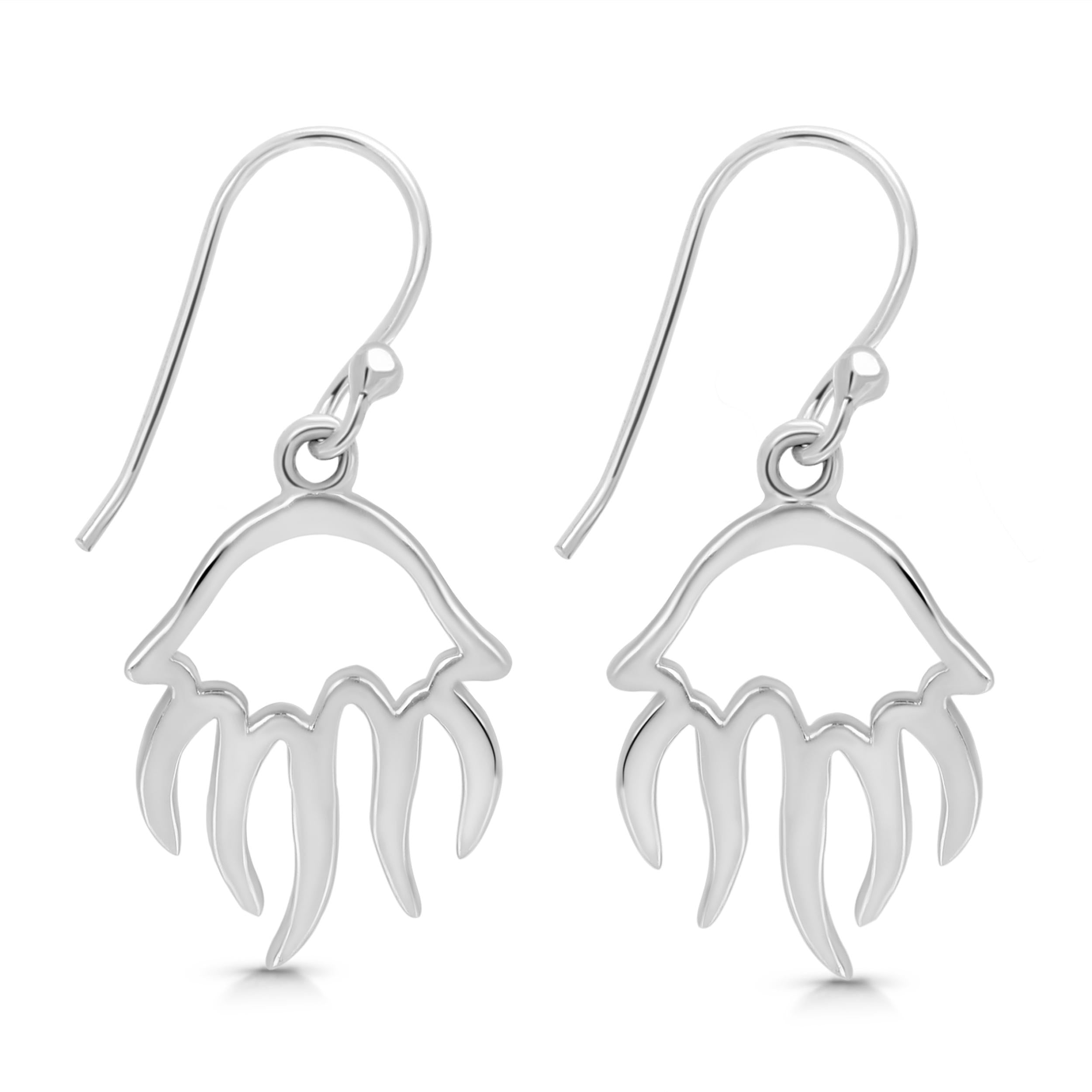 plain-silver-jelly-fish-earring-ps-rde-963