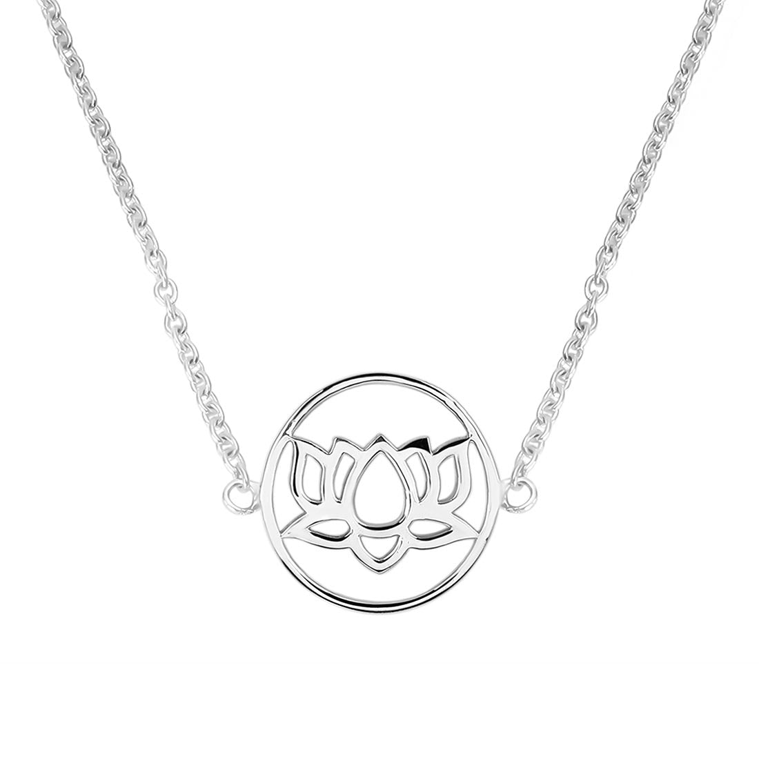 lotus-plain-silver-necklace-ps-rdn-4