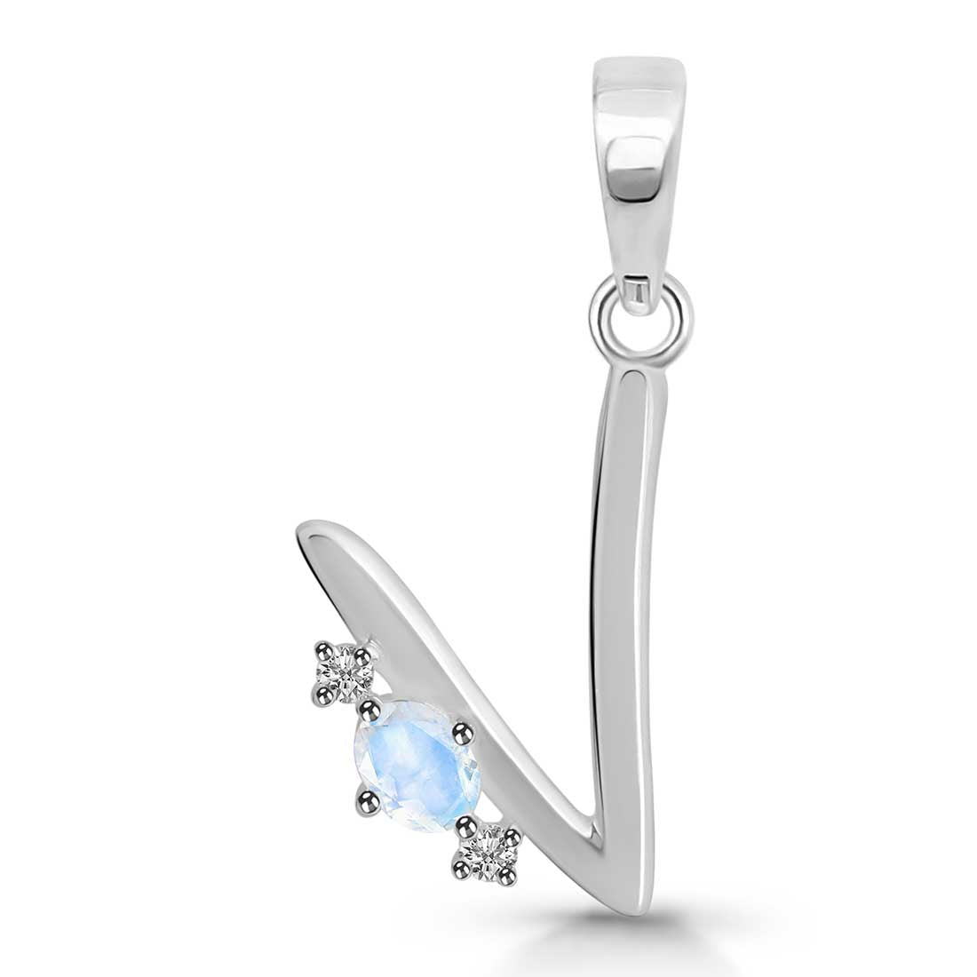 moonstone-white-topaz-alphabet-v-pendant-rbm-rda-22