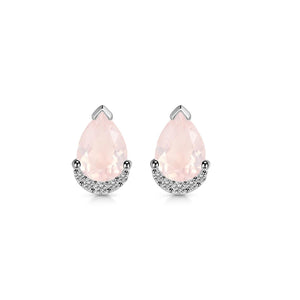 rose-quartz-white-topaz-stud-earring-rsq-rde-1262