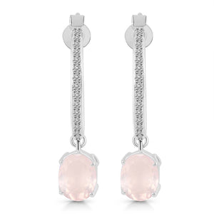 rose-quartz-white-topaz-hoop-earring-rsq-rde-1469