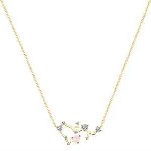 sagittarius-zodiac-star-constellation-rose-quartz-white-topaz-necklace-rsq-rdn-496
