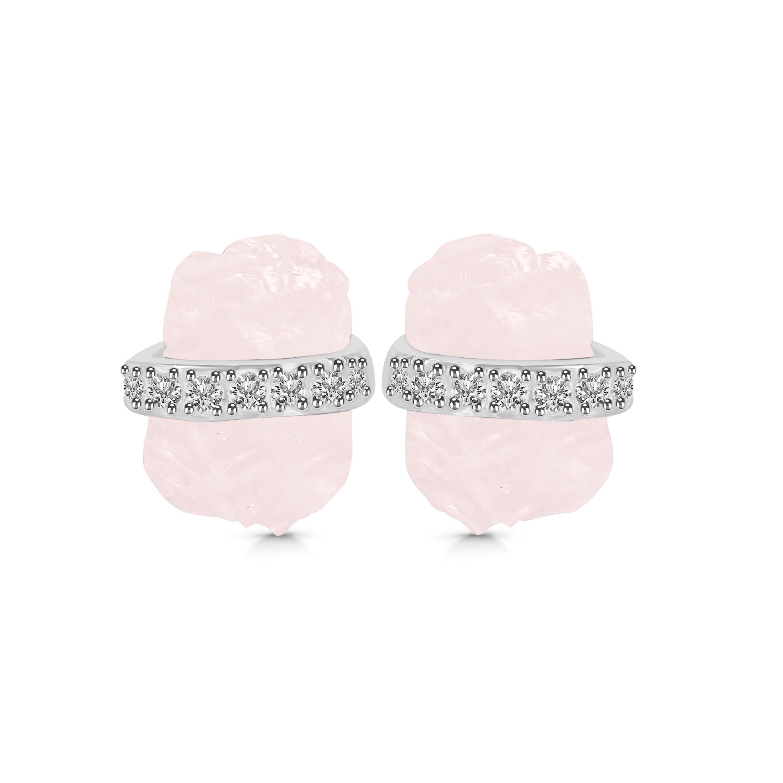 rose-quartz-raw-crystal-white-topaz-stud-earring-rsq-re-381