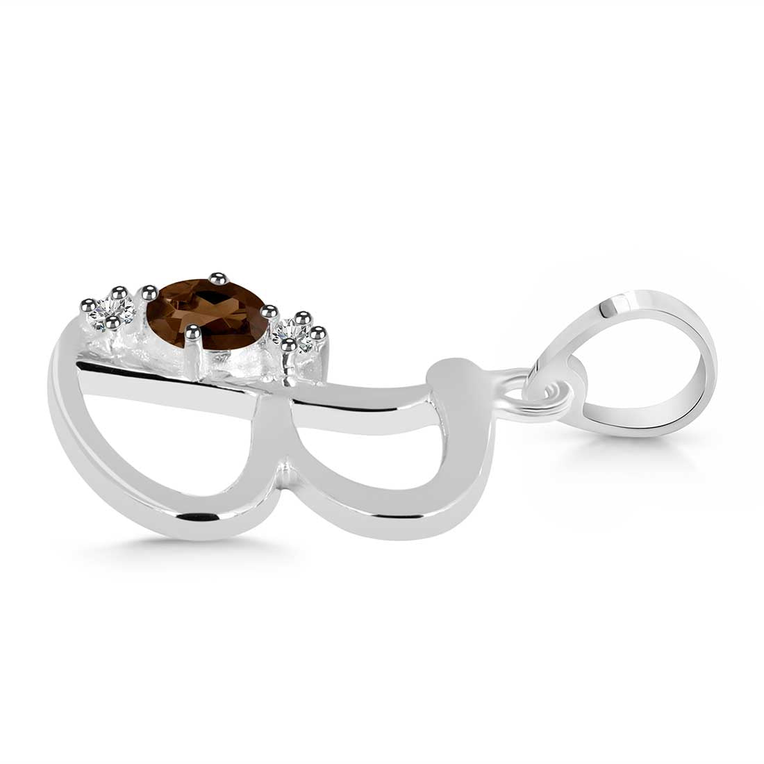smoky-white-topaz-alphabet-b-pendant-smy-rda-2