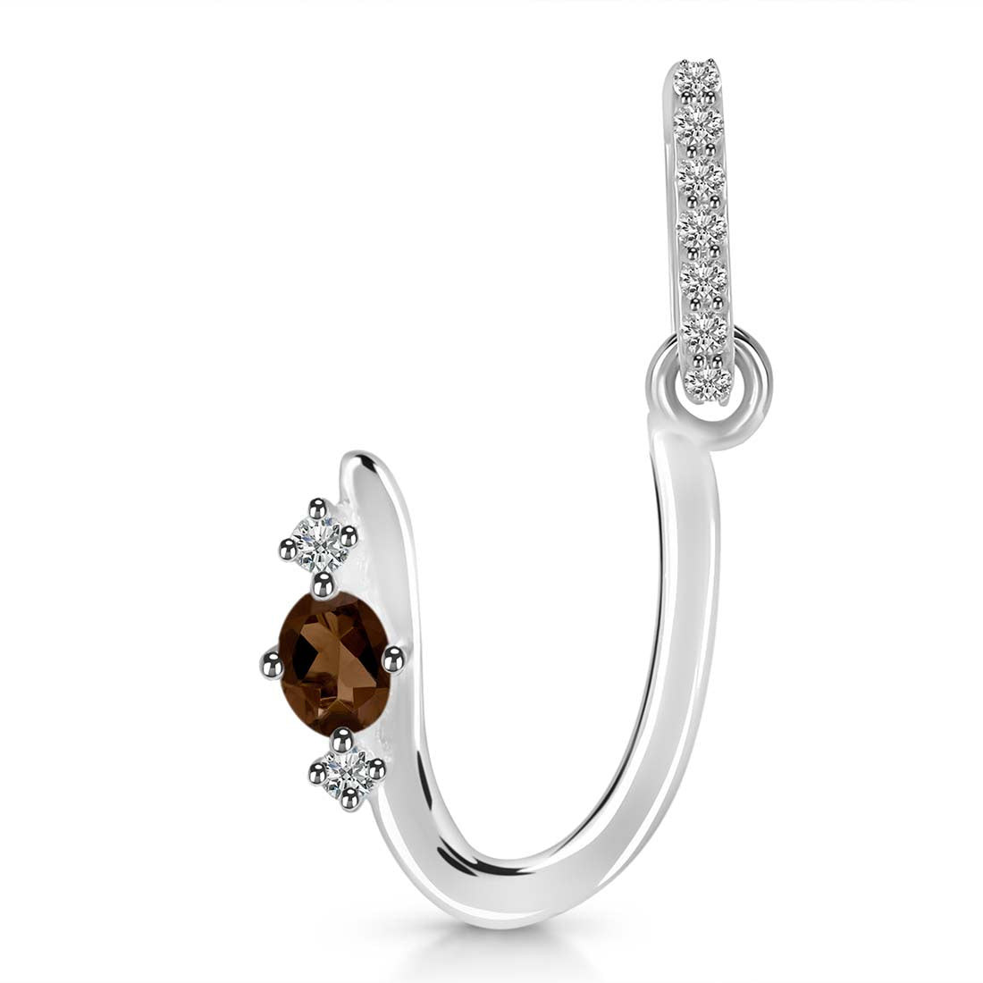 smoky-white-topaz-alphabet-u-pendant-smy-rda-47