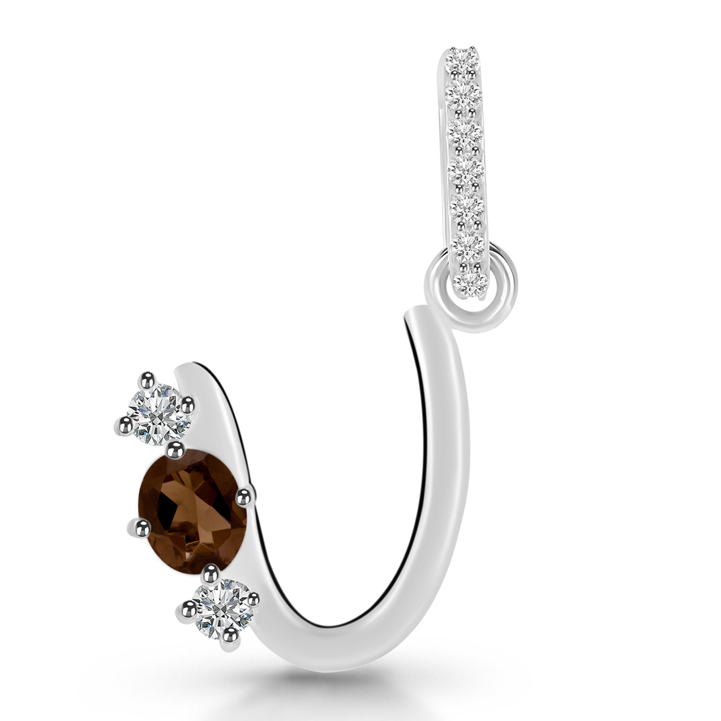 smoky-white-topaz-alphabet-u-pendant-smy-rda-99
