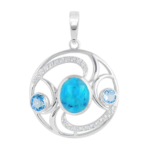 turquoise-blue-topaz-white-topaz-pendant-trq-rdp-311