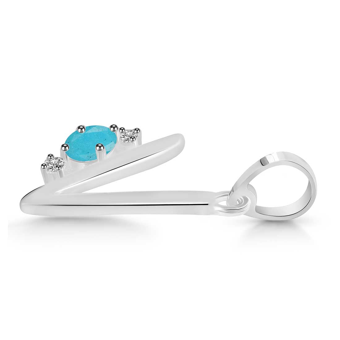 turquoise-white-topaz-alphabet-v-pendant-trq-rda-22