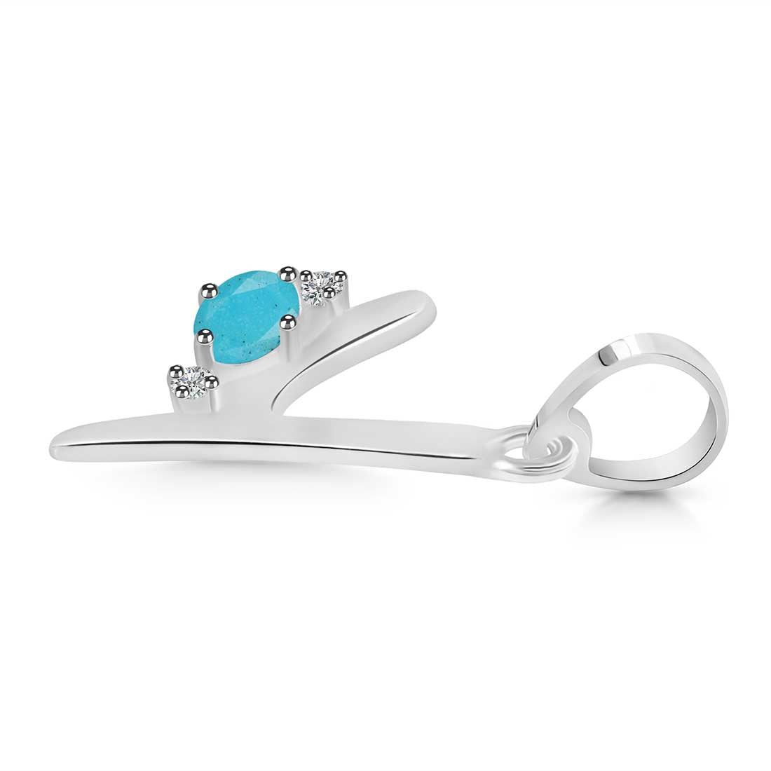 turquoise-white-topaz-alphabet-y-pendant-trq-rda-25