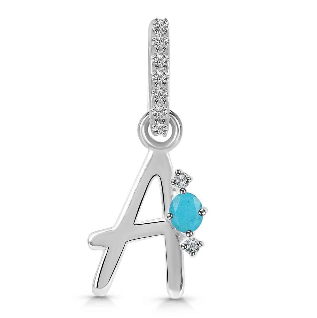 turquoise-white-topaz-alphabet-a-pendant-trq-rda-27