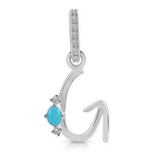 turquoise-white-topaz-alphabet-g-pendant-trq-rda-33