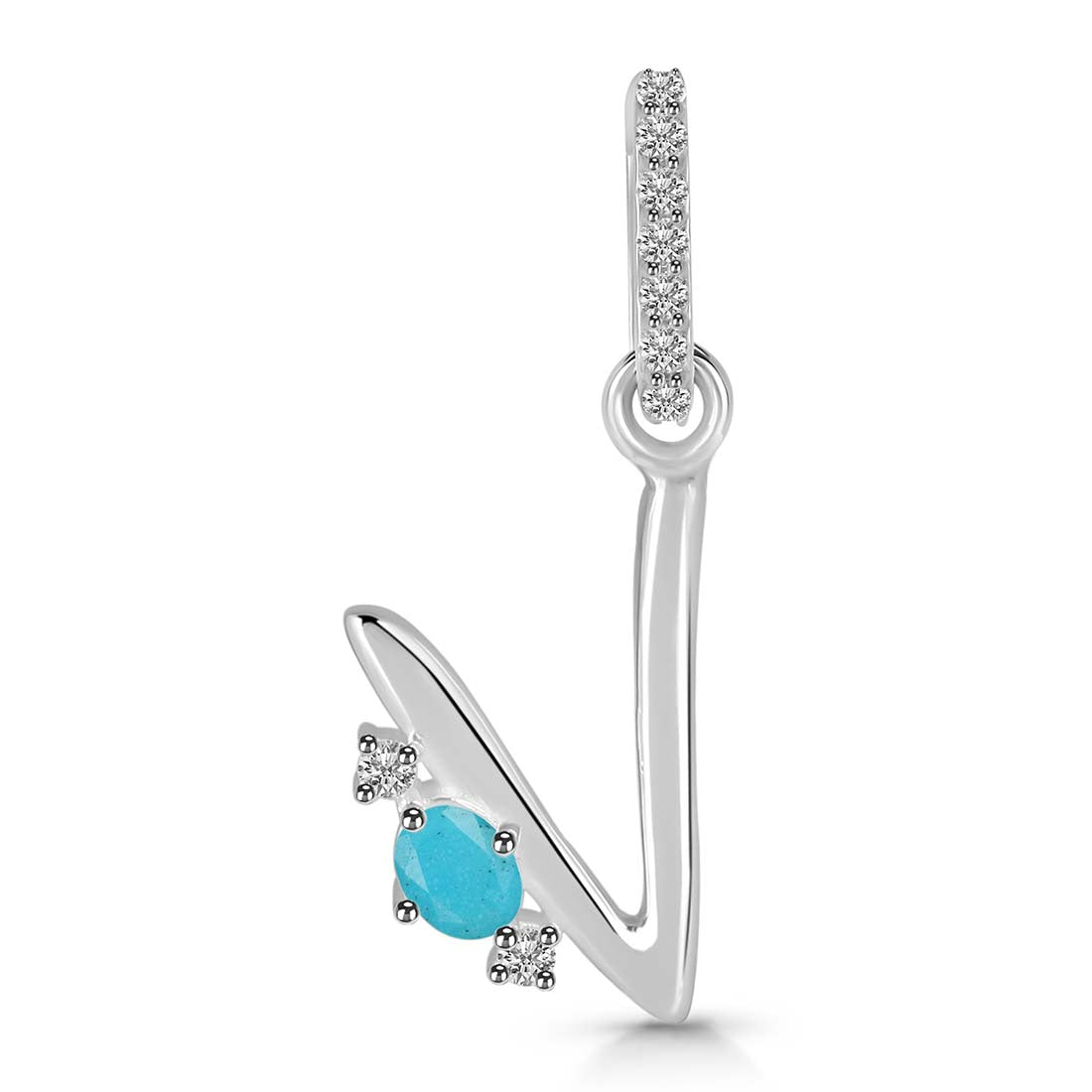 turquoise-white-topaz-alphabet-v-pendant-trq-rda-48