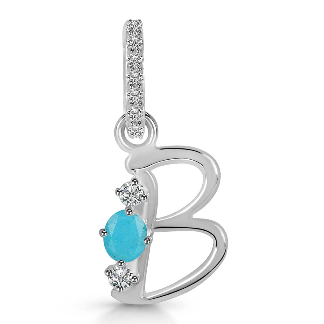 turquoise-white-topaz-alphabet-b-pendant-trq-rda-80