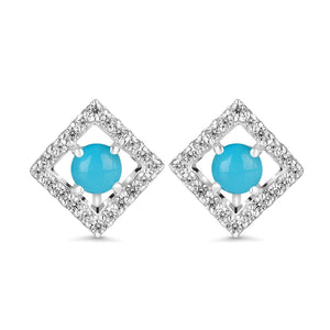 turquoise-white-topaz-stud-earring-trq-rde-847