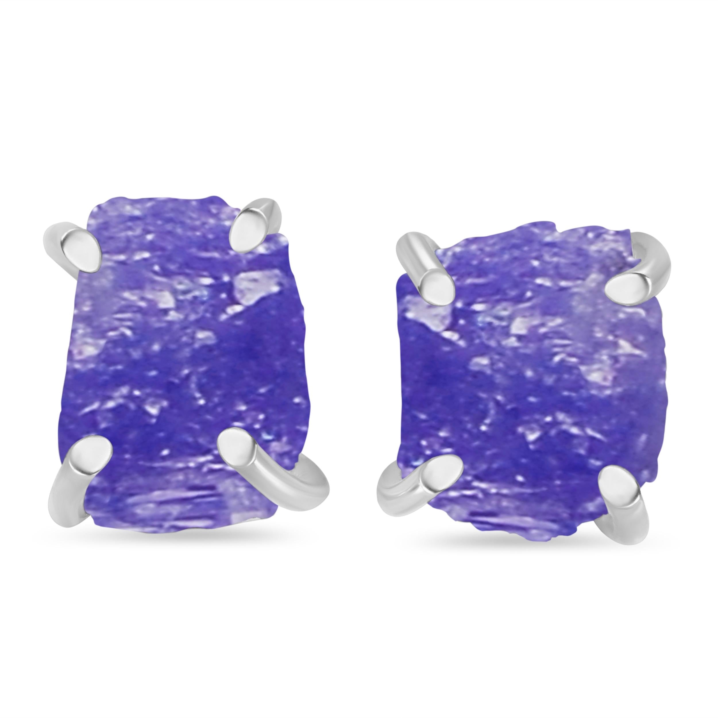 tanzanite-raw-crystal-stud-earring-tzn-re-350