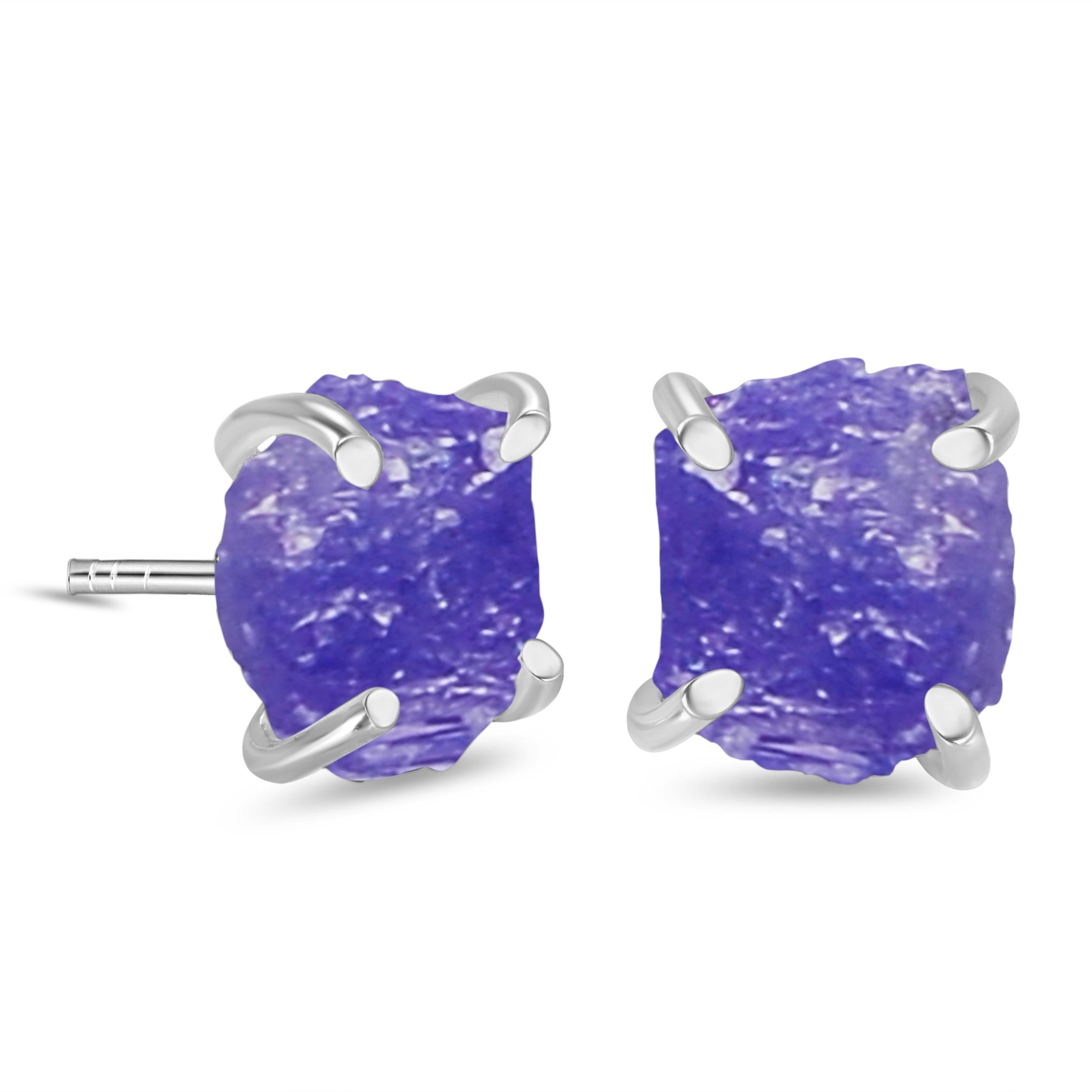 tanzanite-raw-crystal-stud-earring-tzn-re-350