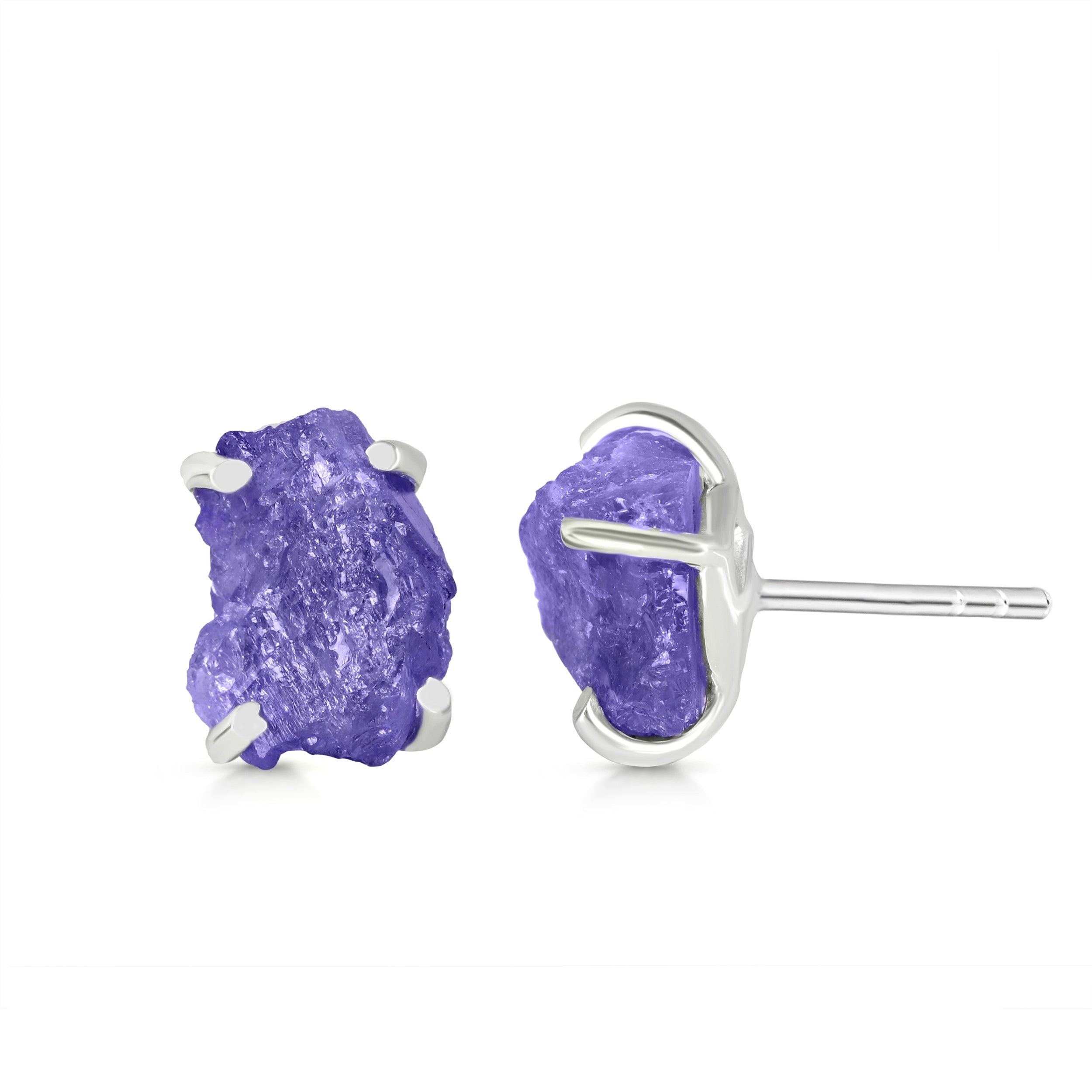 tanzanite-raw-crystal-stud-earring-tzn-re-397