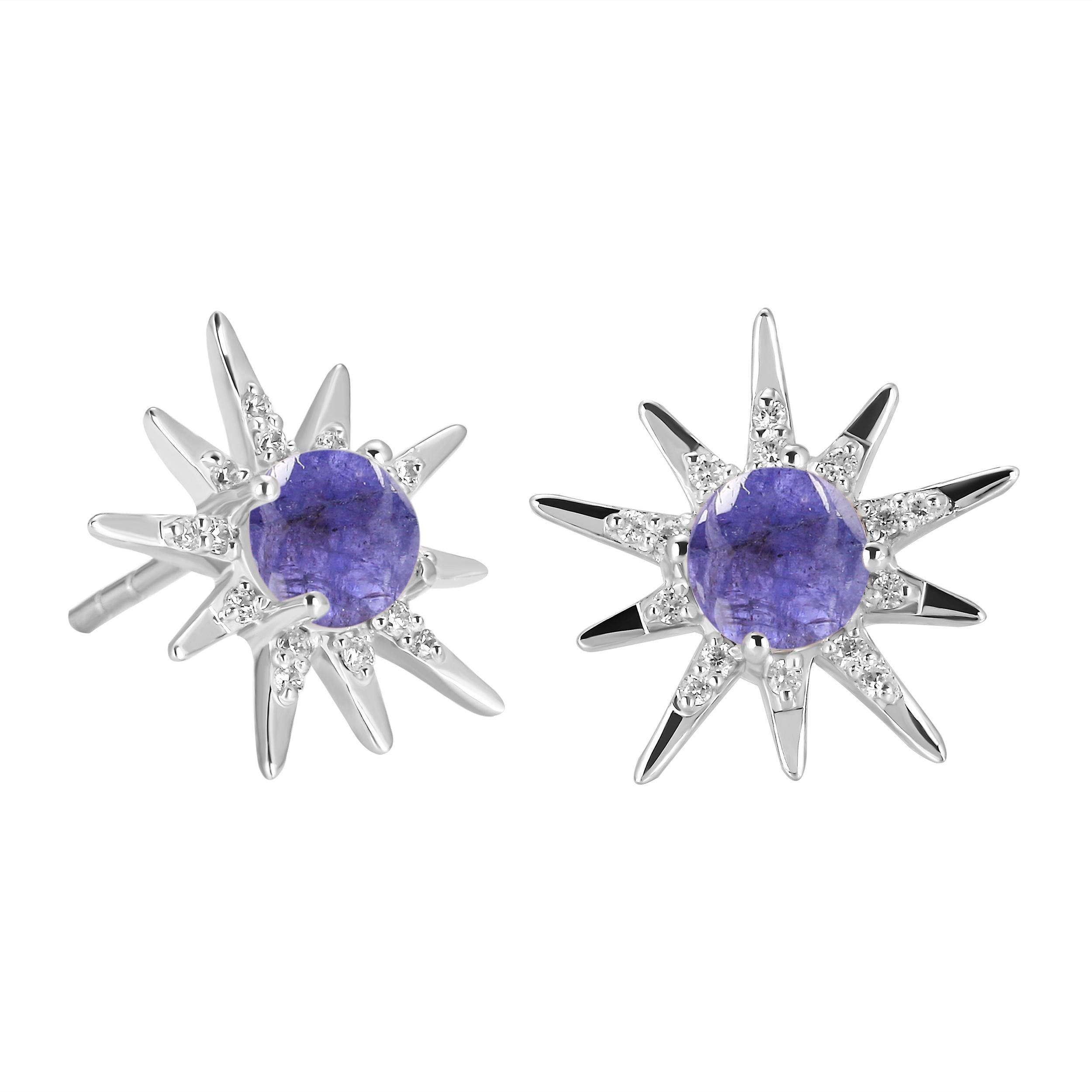 tanzanite-white-topaz-stud-earring-tzn-re-50