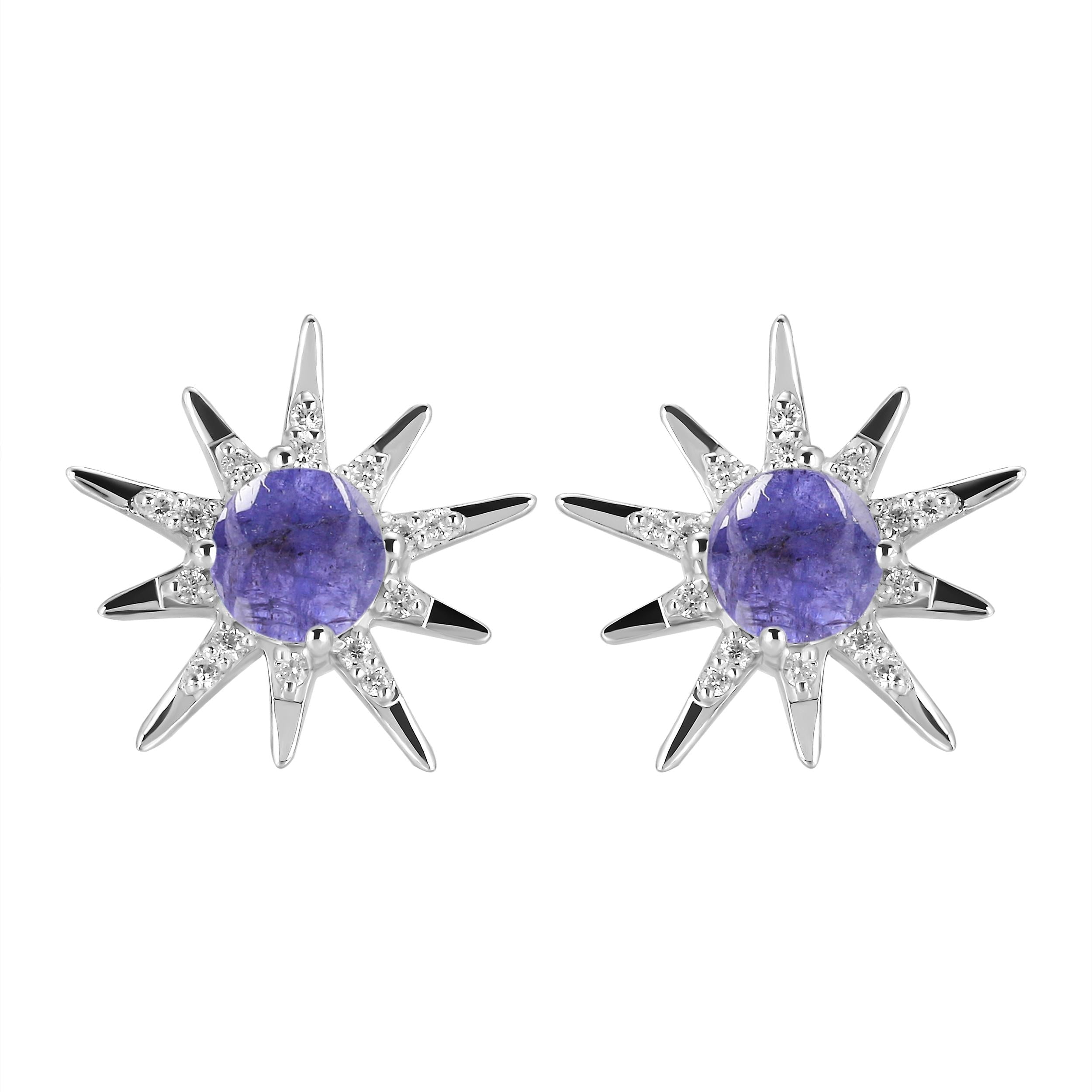 tanzanite-white-topaz-stud-earring-tzn-re-50