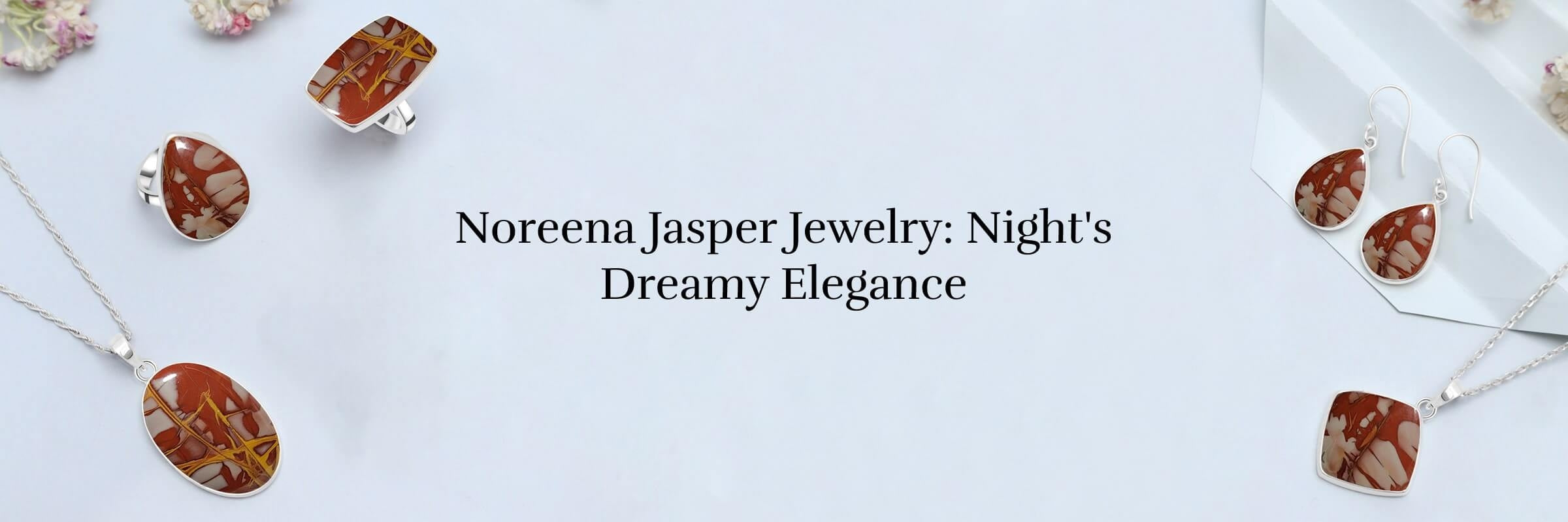 Silver Stardust: Sparkling Noreena Jasper Jewelry for Dreamy Nights