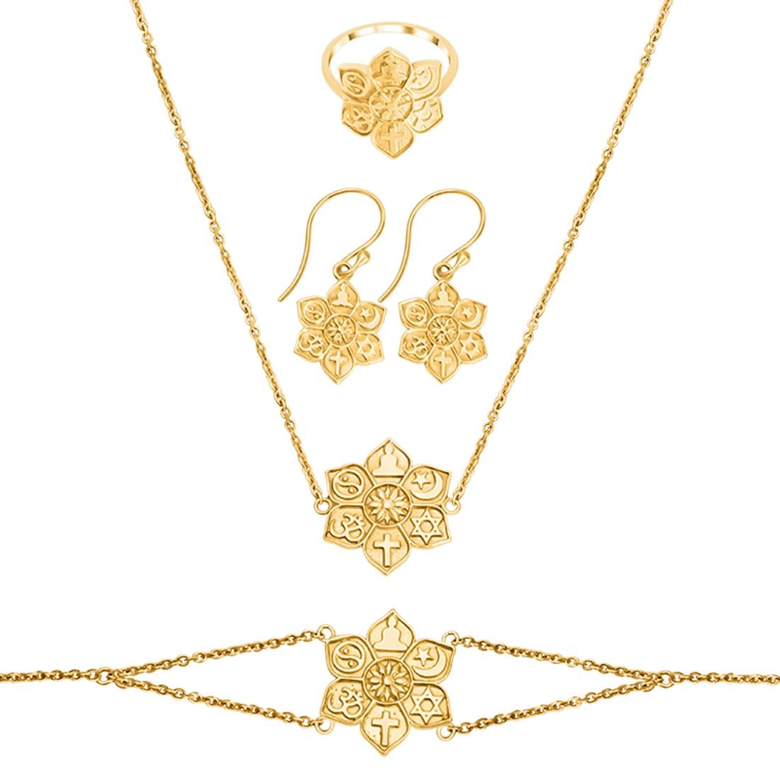 unity-of-religions-plain-silver-jewelry-set-ps-rdr-324-rde-545-rdn-13-rdb-13