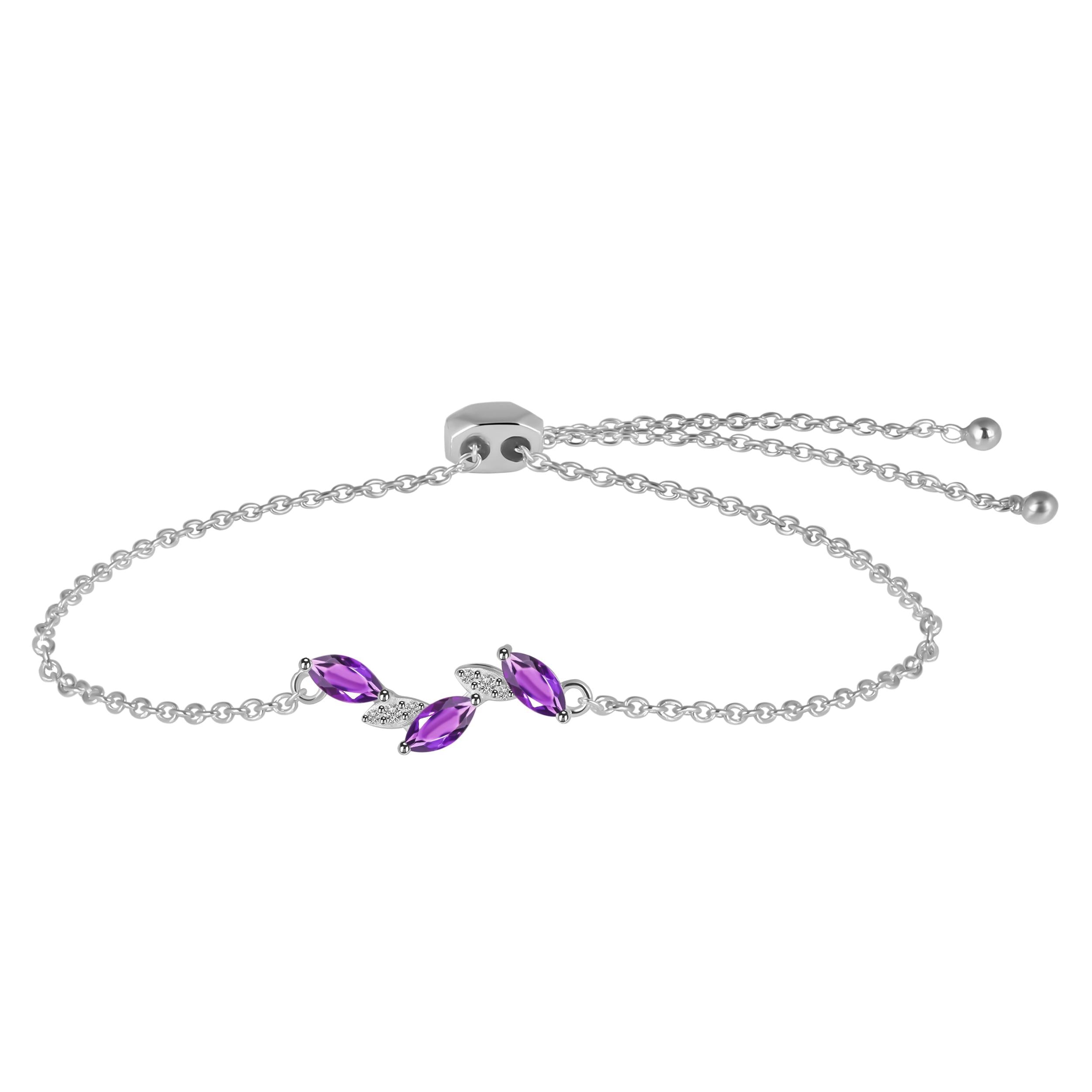 amethyst-white-topaz-bracelet-with-adjustable-camera-lock-amt-rdb-143