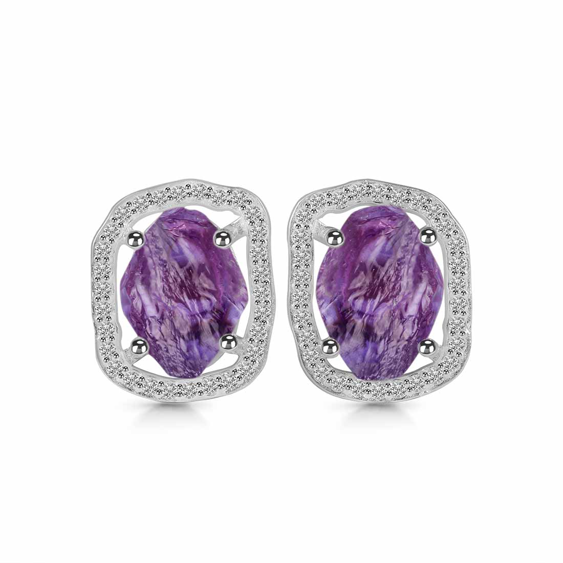 amethyst-raw-crystal-white-topaz-stud-earring-amt-rde-1255