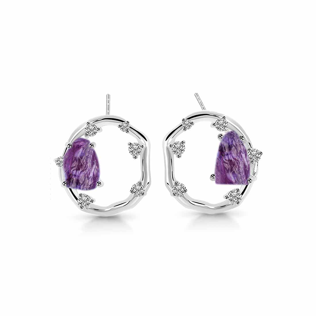 amethyst-raw-crystal-white-topaz-stud-earring-amt-rde-1461