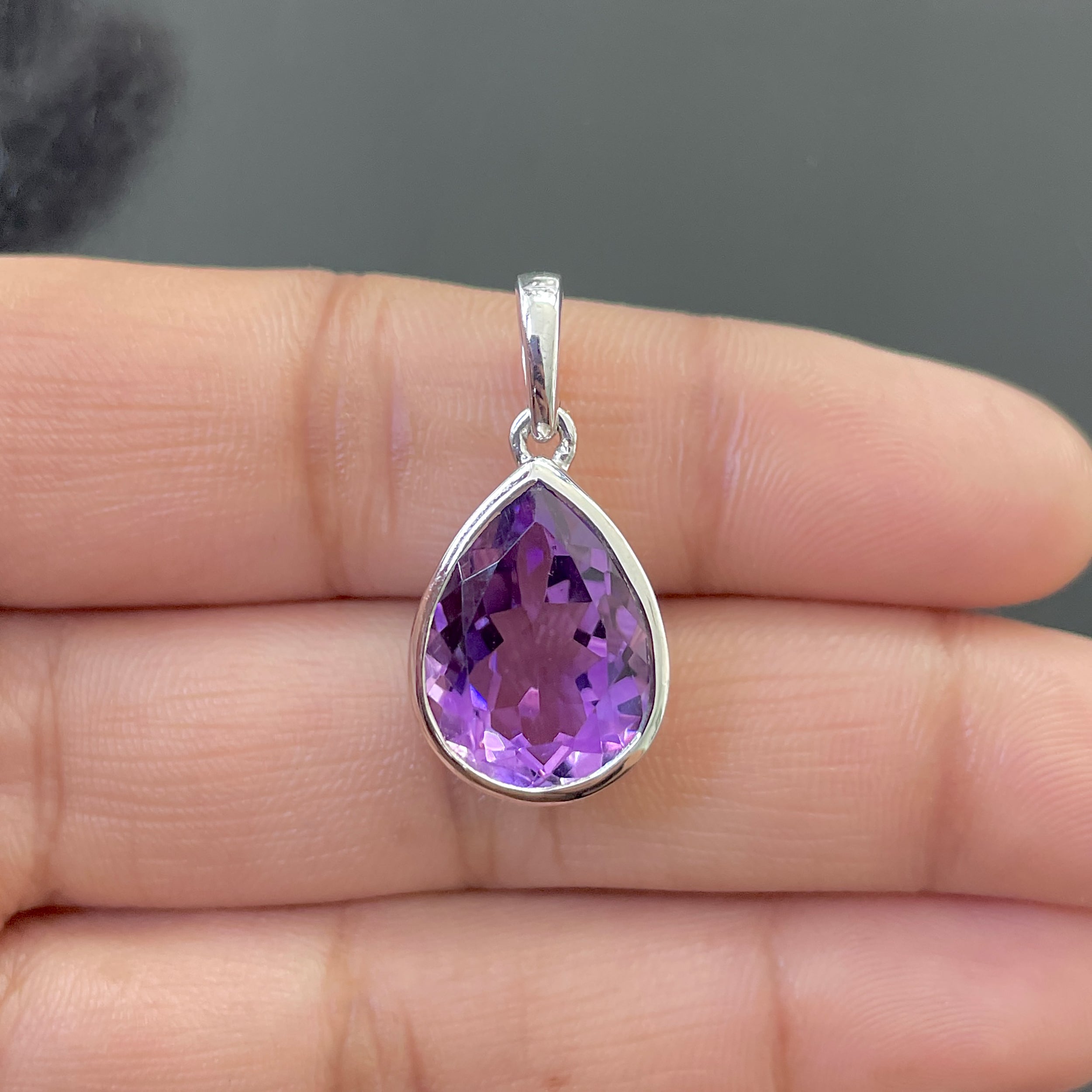 Amethyst Pendant-(AMT-RDP-454.)