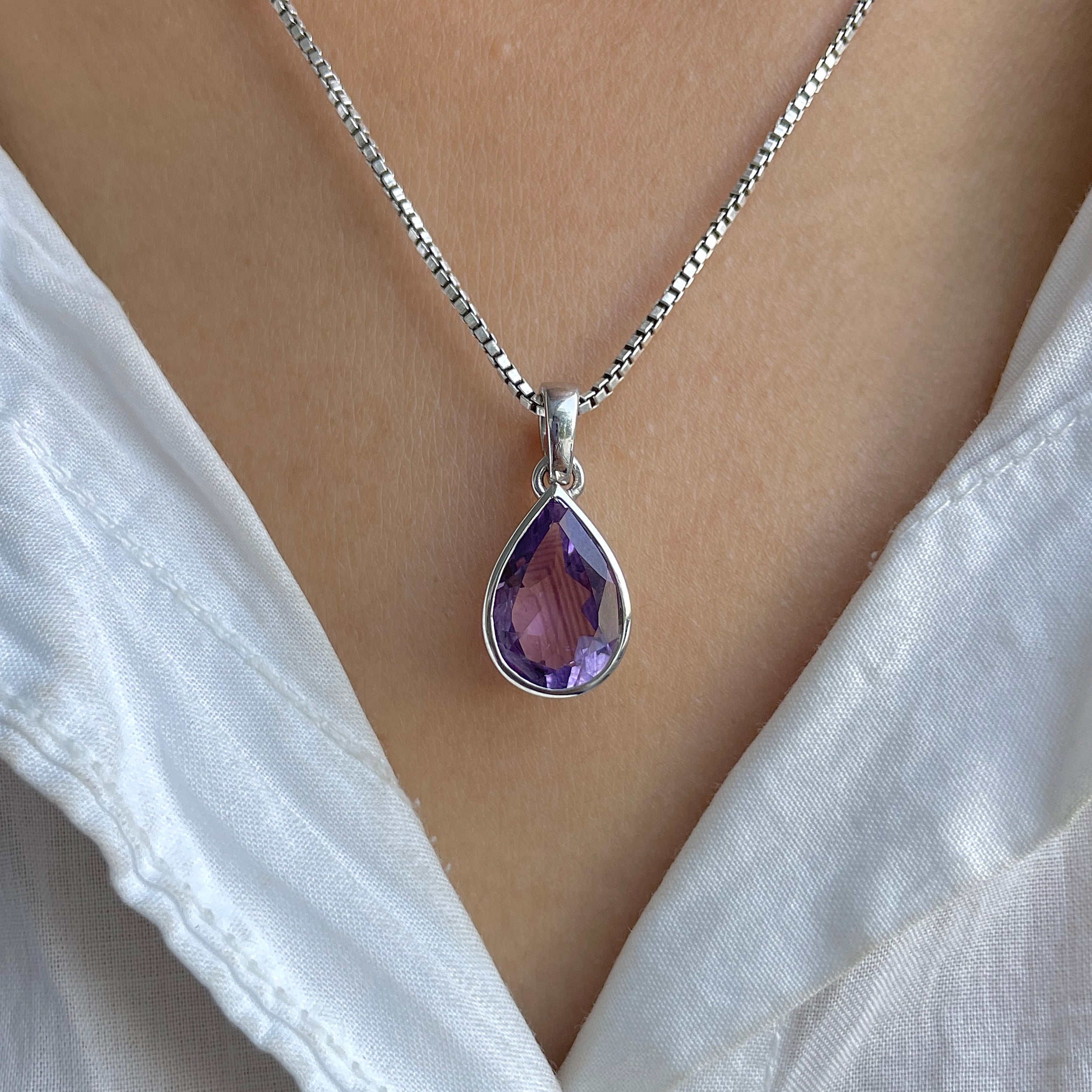 Amethyst Pendant-(AMT-RDP-470.)