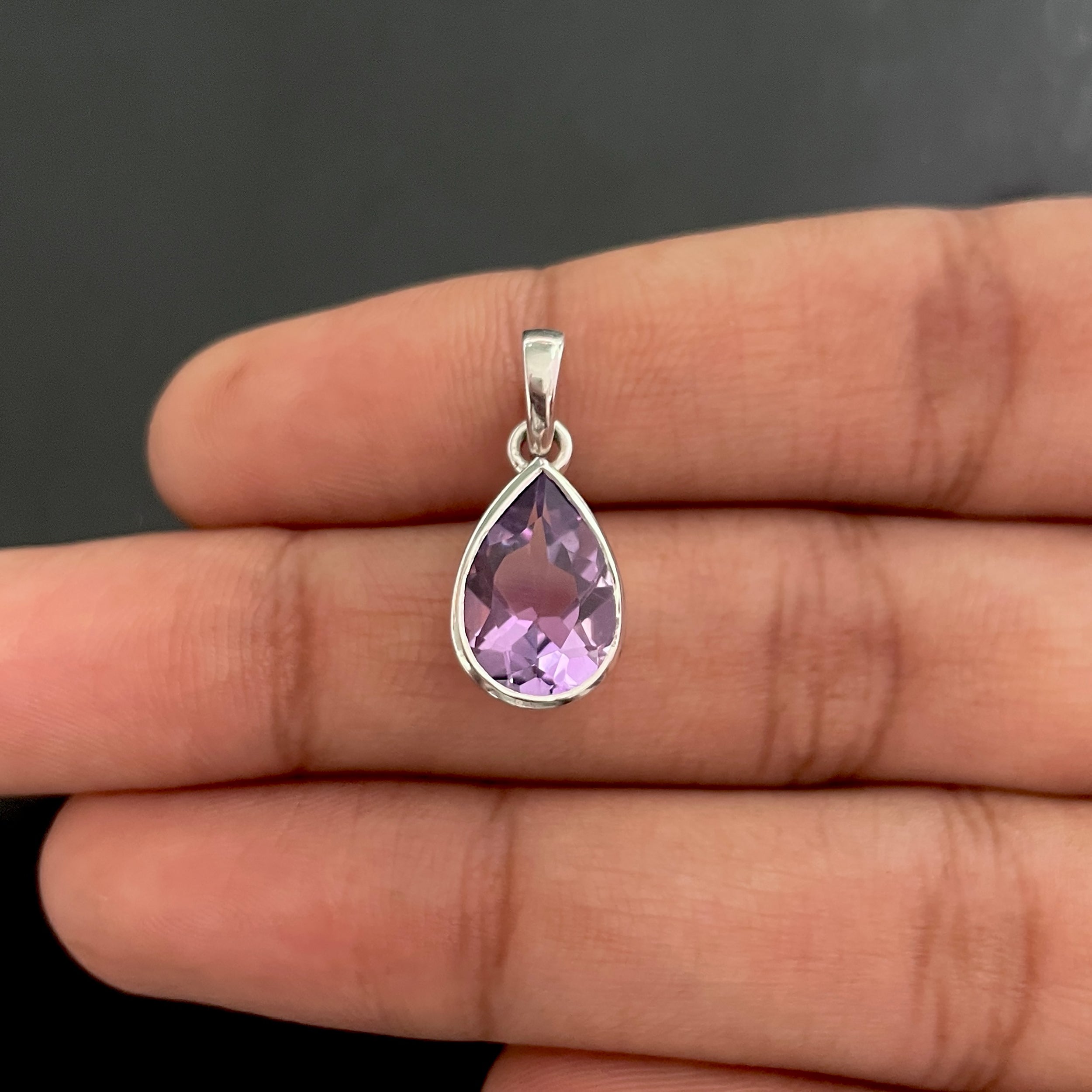 Amethyst Pendant-(AMT-RDP-790.)