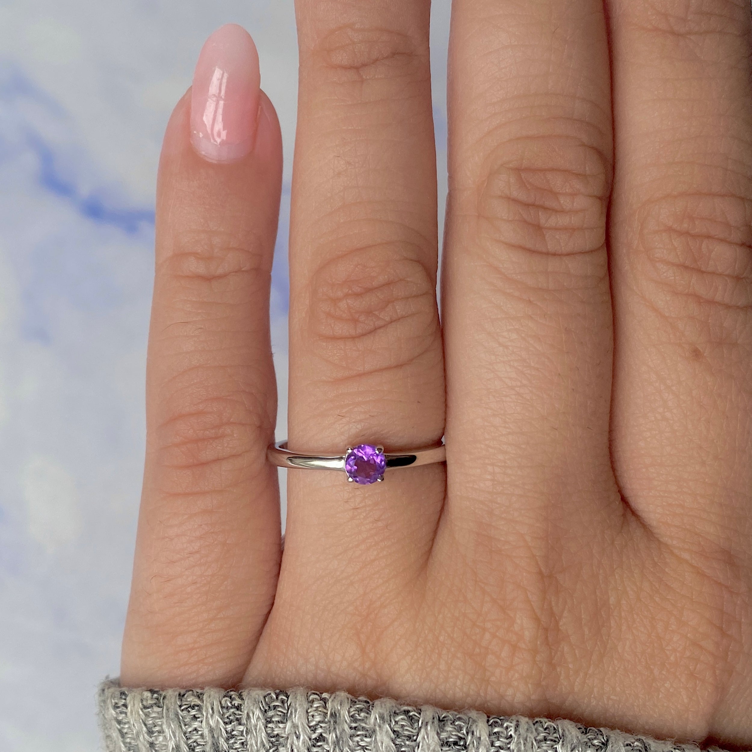 Amethyst Ring-(AMT-RDR-235.)
