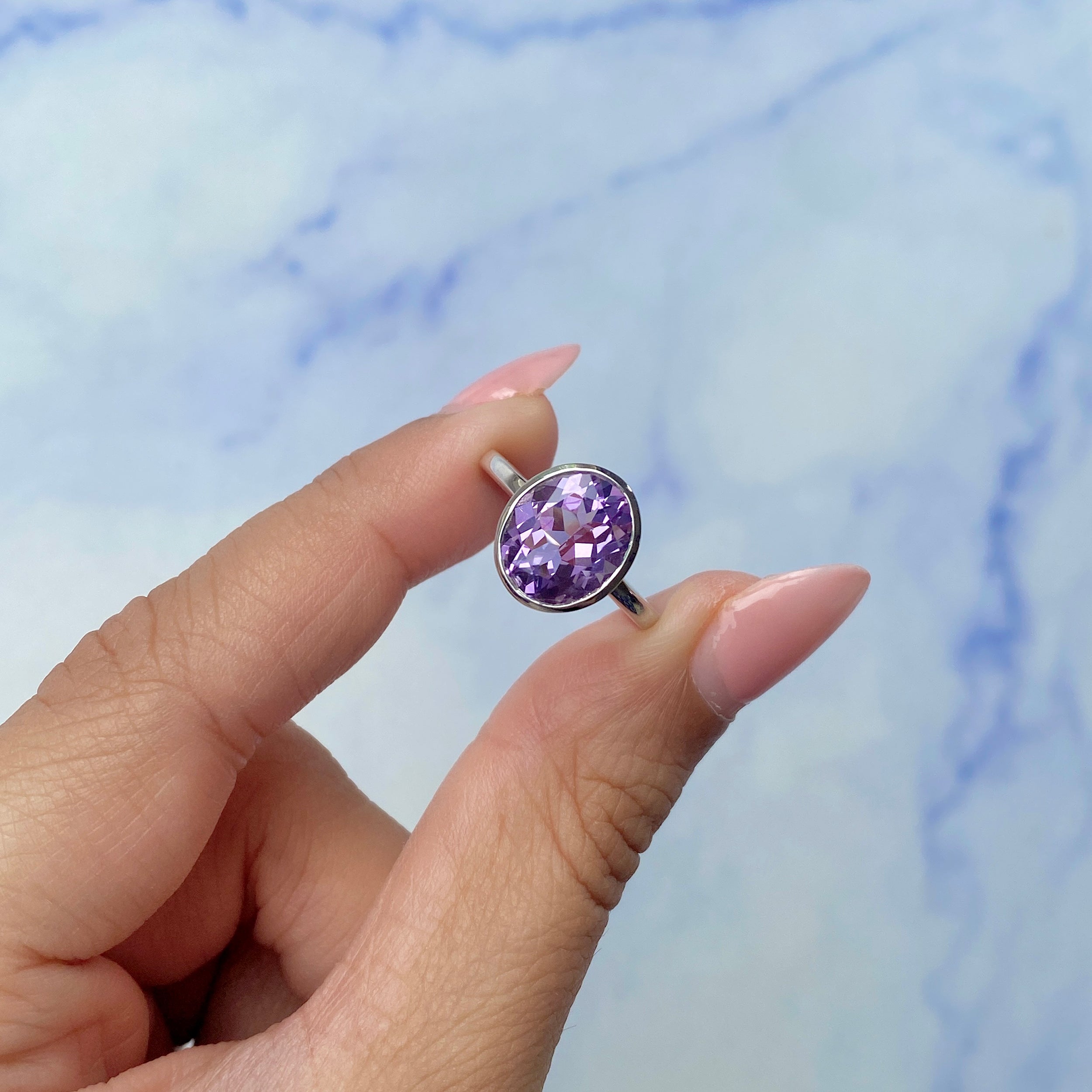 Amethyst Ring-(AMT-RDR-2368.)