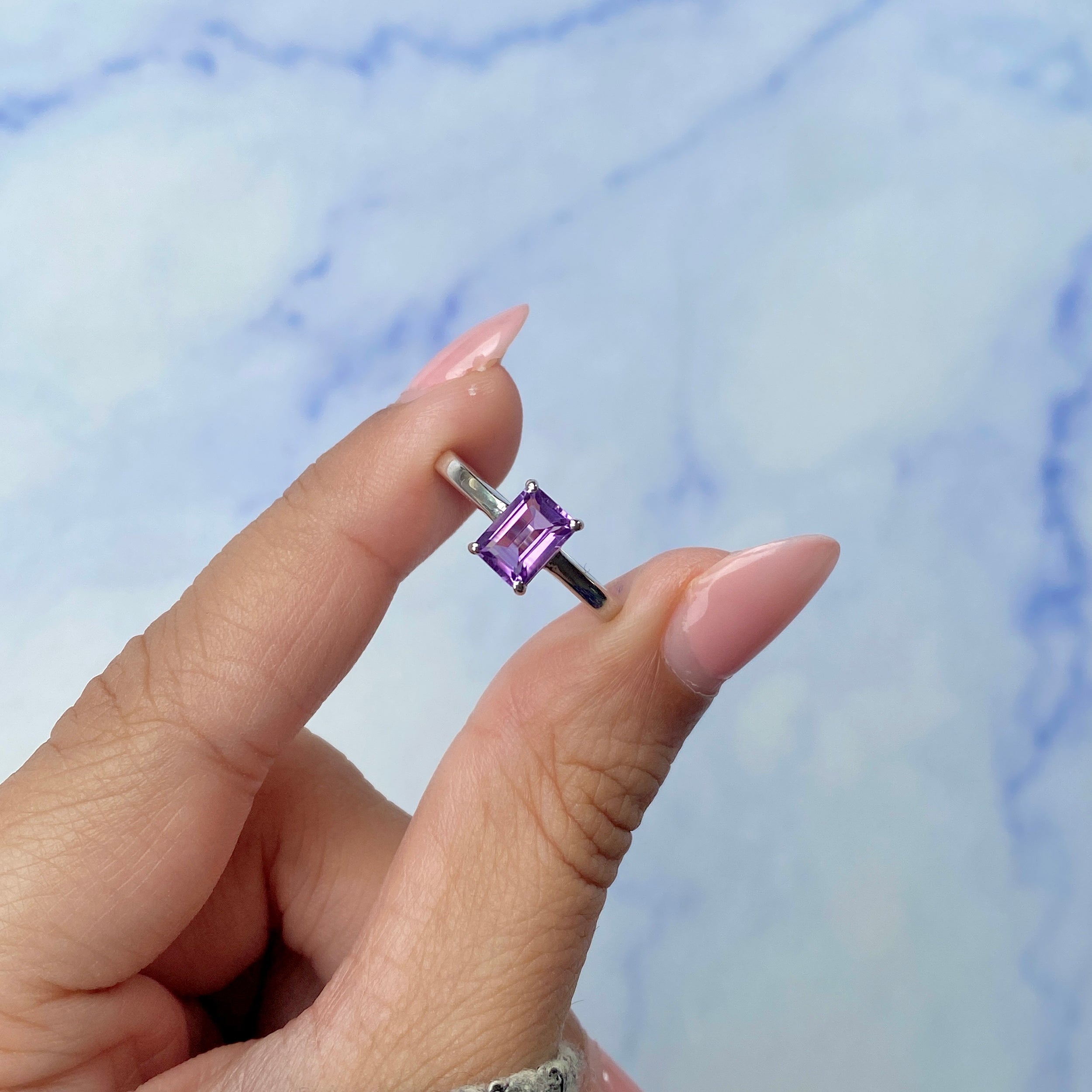 Amethyst Ring-(AMT-RDR-241.)