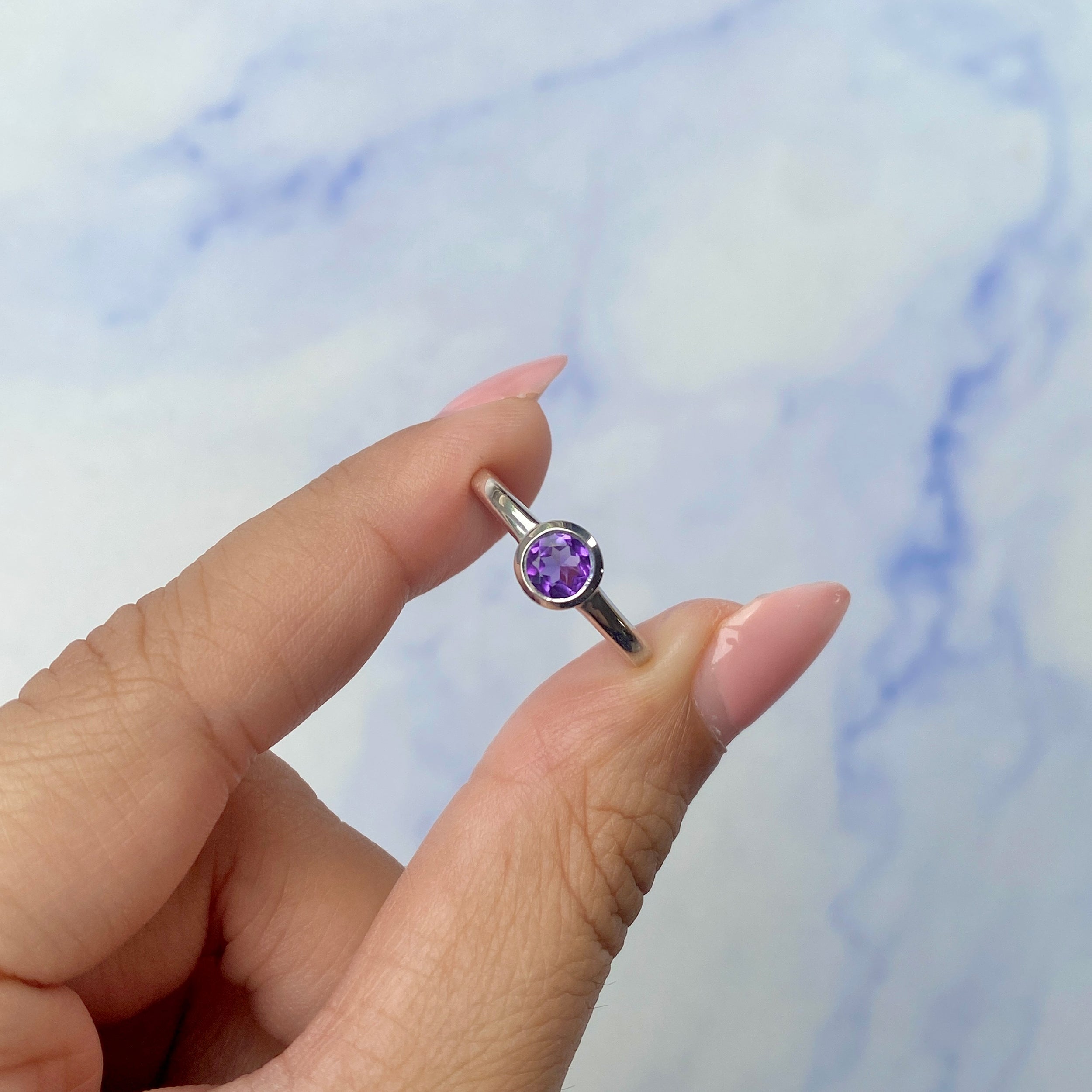 Amethyst Ring-(AMT-RDR-4029.)