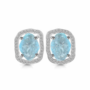 aquamarine-raw-crystal-white-topaz-stud-earring-aqm-rde-1255