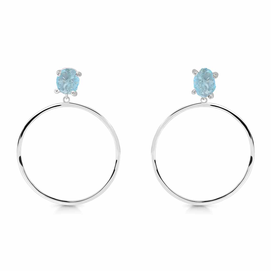 aquamarine-raw-crystal-white-topaz-earring-aqm-re-59