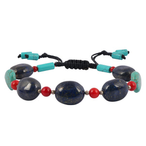lapis-turquoise-red-coral-beaded-bracelet-bdd-11-108
