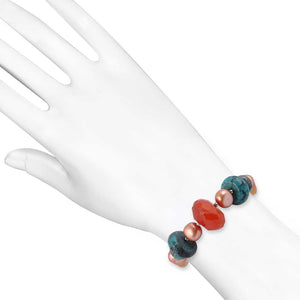 pearl-citrine-carnelian-tibetan-turquoise-beaded-bracelet-bdd-11-123
