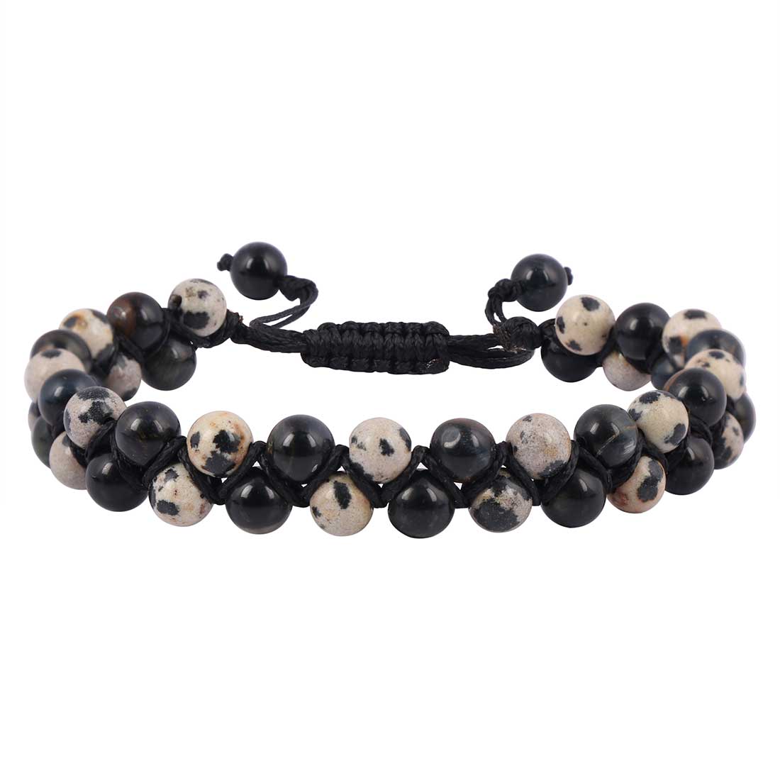 dalmatian-black-obsidian-beaded-bracelet-bdd-11-140